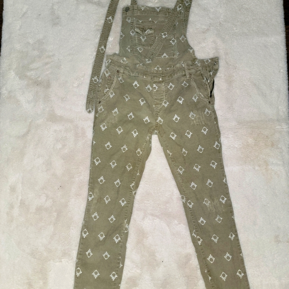 Free People Corduroy Overalls
